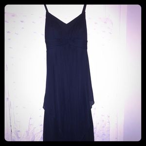 !! Long navy blue dress.